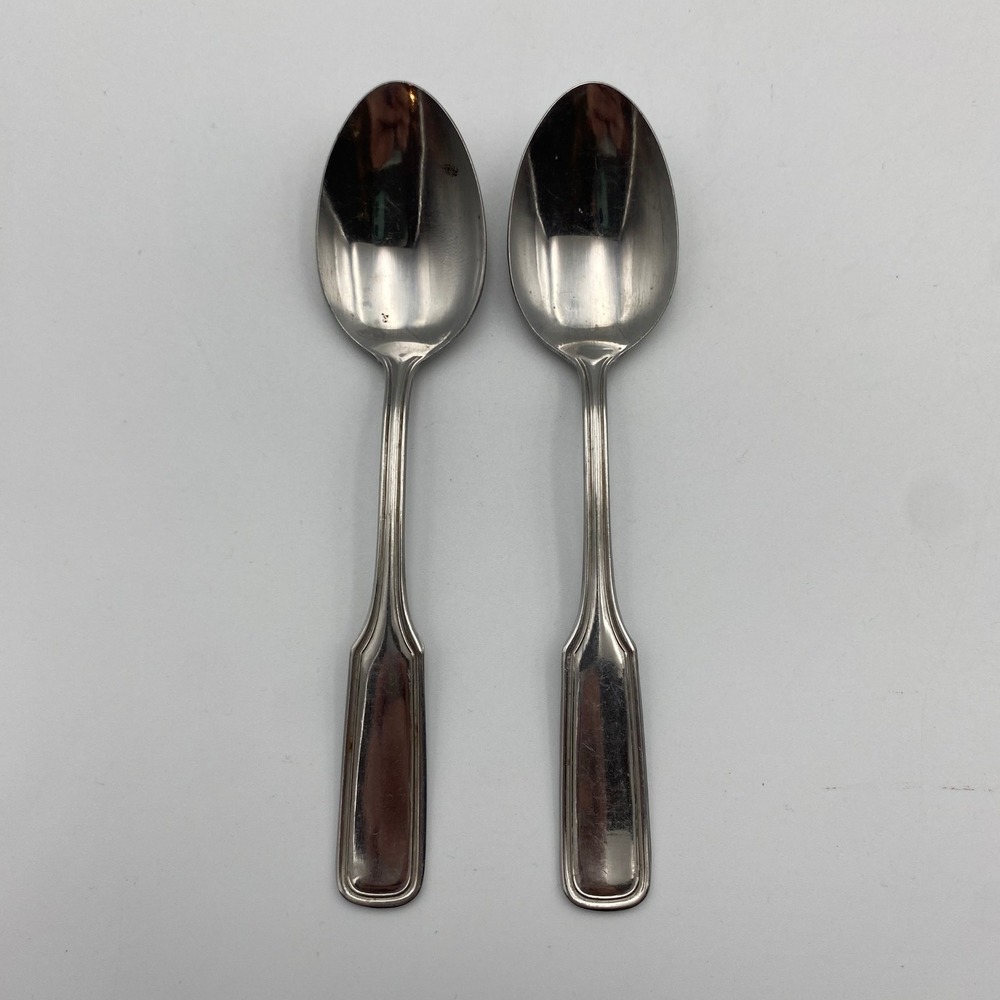 Dynasty Teaspoons Vintage Stainless Steel‎ Japan Flatware Set of 2 6 Inch